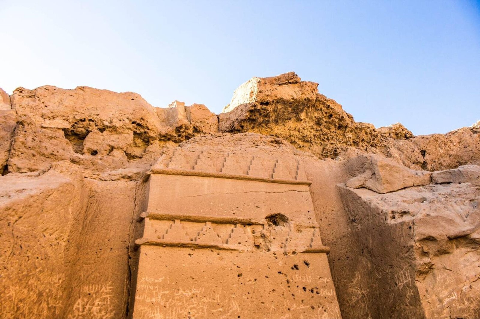 Ancient ruins at Madyan, Tabuk, Saudi Arabia