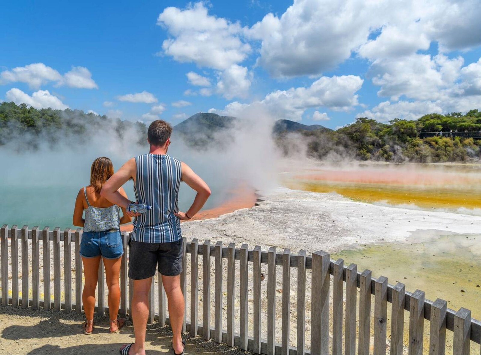 Champagne Pool at Wai-O-Tapu Thermal Wonderland, Rotorua, New Zealand