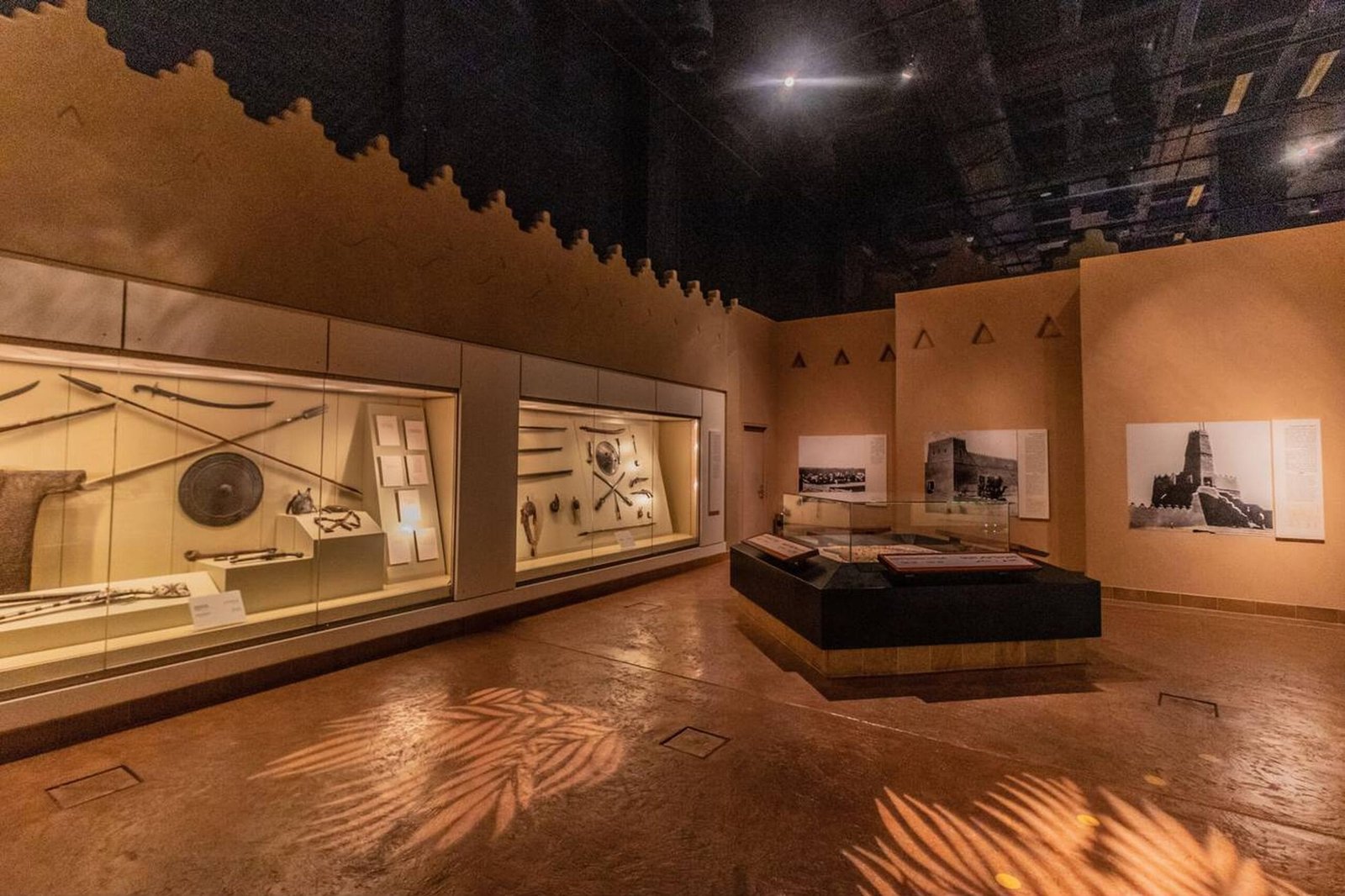 Exhibits showcasing Islamic heritage at National Museum, Riyadh, Saudi Arabia.