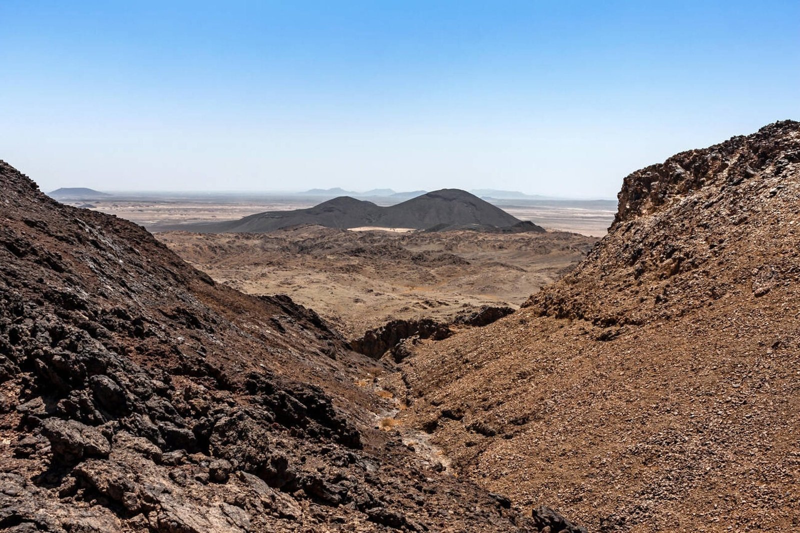 Volcanic landscape of Harrat Khaybar, Ha’il, Saudi Arabia